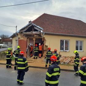 Na Blanensku havaroval autobus.