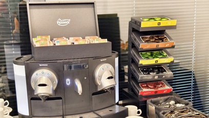 FOTO: Káva ve štábu hnutí ANO nemůže chybět.