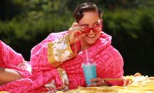 Milan Peroutka si natáčení videoklipu užíval.