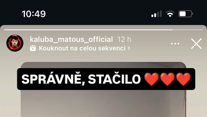 FOTO: Matouš Kaluba volí Stačilo!