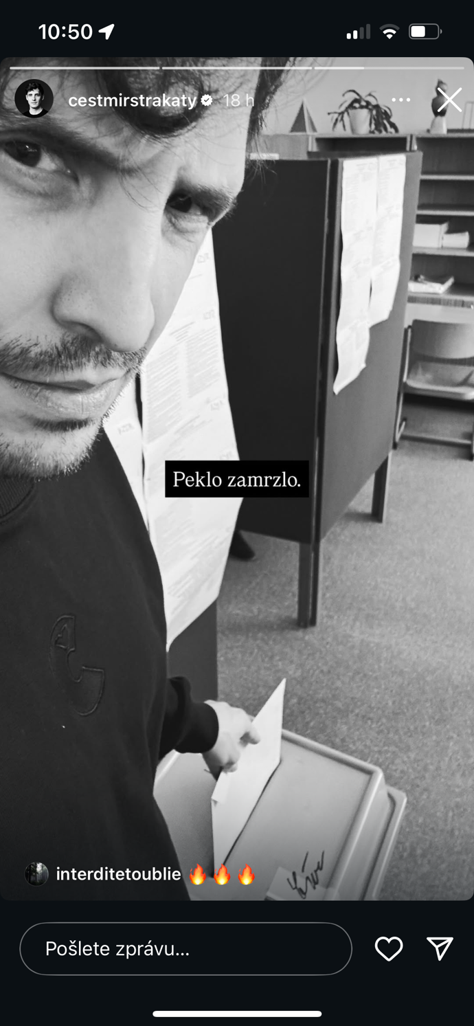 FOTO: Čestmír Strakatý dorazil k volbám! – stránka 8