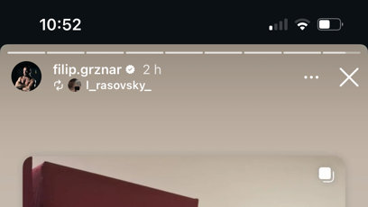 FOTO: Filip Grznár sdílel volební účast.