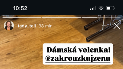 FOTO: Natálie Shcejbalová u voleb.