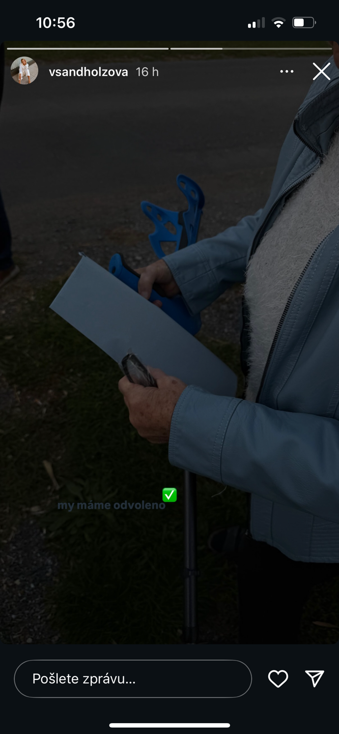 FOTO: Veronika také odvolila.