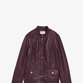 Kožená bunda z napa jehnětiny, Bonprix, 3179 Kč