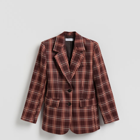 Jednořadý kostkovaný blejzr, Reserved, 1 199 Kč