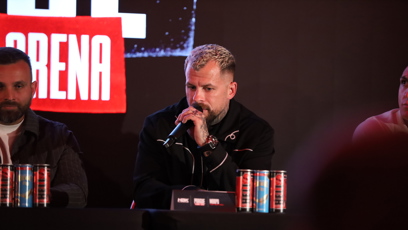 FOTO: Marpo na tiskové konferenci Hell Boxing Kings.