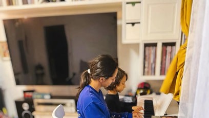 FOTO: Eva Burešová učí své syny hudbě už od mala.