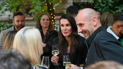 FOTO: Jan Koller se od své partnerky neodtrhl.