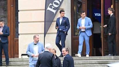 FOTO: Jan Fischer mladší na akci Forbesu.