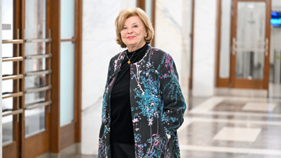 FOTO: Libuše Švormová na svém vlastním křtu.
