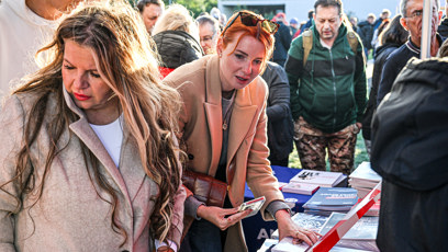 FOTO: Aneta Zicklerová v předvolební kampani.