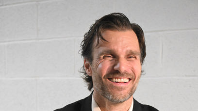 FOTO: Leoš Mareš měl dobrou náladu.