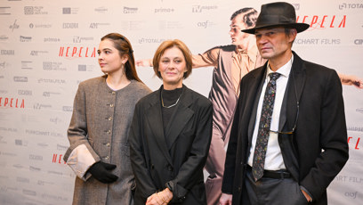 FOTO: Klára Pollertová-Trojanová se svým bratrem Lukášem a jeho dcerou Emmou.