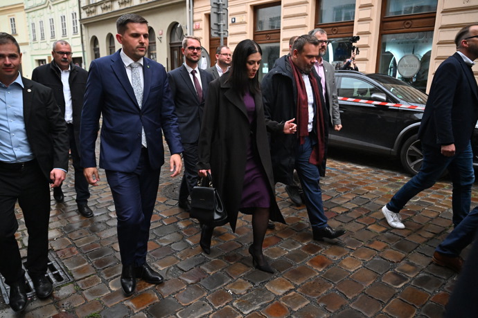 FOTO: Markéta Pekarová Adamová a její poslední vystoupení v koalici SPOLU. – stránka 23
