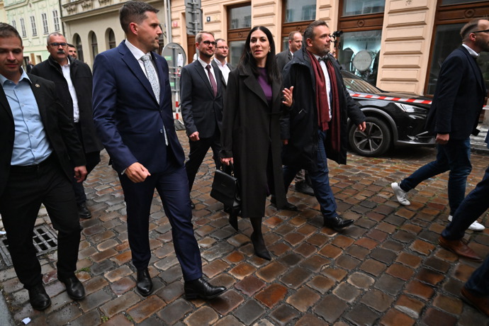 FOTO: Markéta Pekarová Adamová a její poslední vystoupení v koalici SPOLU. – stránka 22
