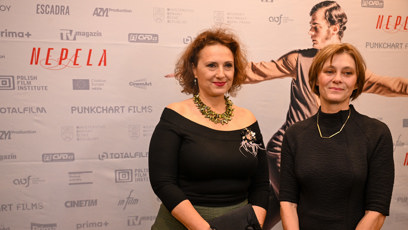 FOTO: Klára Pollertová-Trojanová na filmu Nepela.