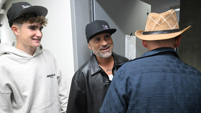 FOTO: Aleše Lehkého dorazil podpořit také jeho syn.