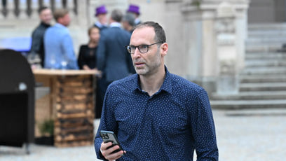 FOTO: Někdejší fotbalový brankář Petr Čech na Forbes akci.