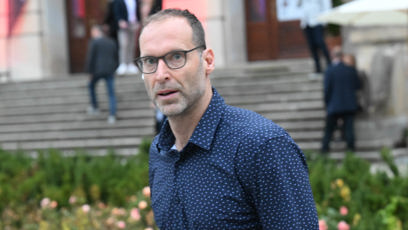 FOTO: Čech vypadal naštvaně.