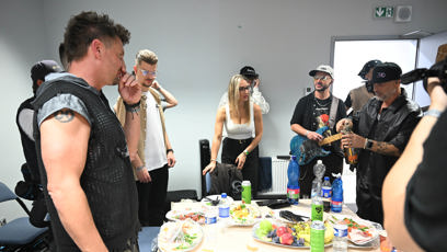 FOTO: Lunetic před koncertem.