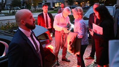 FOTO: Petr Pavel a Eva Pavlová ve Varech.