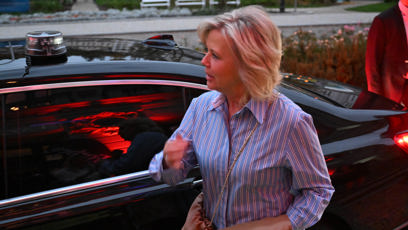 FOTO: Eva Pavlová v Karlových Varech.