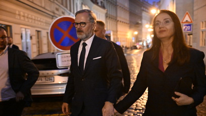 FOTO: Petr Fiala s manželkou Janou.