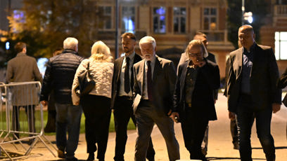 FOTO: Petr Pavel se procházel po kolonádě.