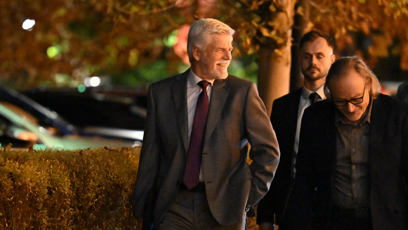 FOTO: Petr Pavel si procházku užíval.