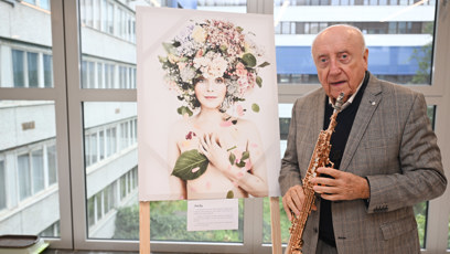 FOTO: Felix Slováček zahrál na výstavě v Motole.