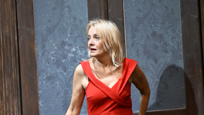 FOTO: Veronika Žilková se udržuje.