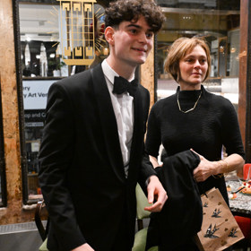 Klára Pollertová-Trojanová se synem Josefem. 