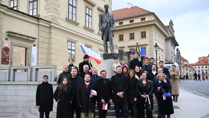 FOTO: Oslavy státního svátku 28. října na Pražském hradě.