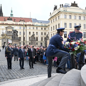 Prezident Petr Pavel uctil památku T. G. Masaryka.