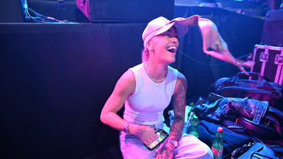 FOTO: Bára Mlejnková si užívala pořádnou nálož zábavy.