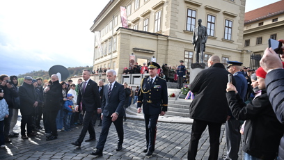FOTO: Slavnostní den na Pražském hradě.