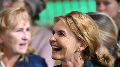 FOTO: Hana Heřmánková rozdávala úsměvy.