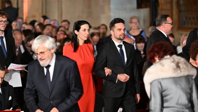 FOTO: Předsedkyně Poslanecké sněmovny Markéta Pekarová Adamová na Pražském hradě.