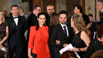 FOTO: Markéta Pekarová Adamová během udílení státních vyznamenání.