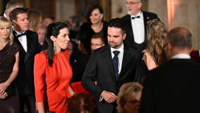 FOTO: Markéta Pekarová Adamová při příchodu na slavnostní akt.