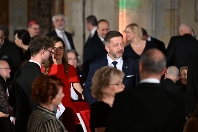 FOTO: Ministr vnitra Vít Rakušan s manželkou Marií na Pražském hradě. – stránka 2