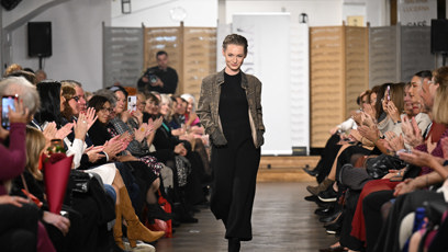 FOTO: Anna Jiřina Daňhelová šla módní přehlídku.