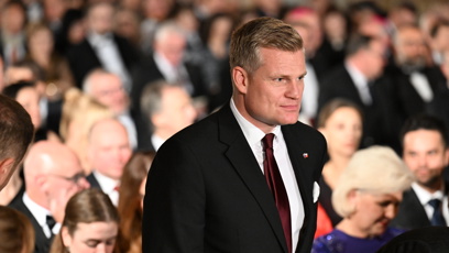 FOTO: Osamocený Filip Turek na předávání státních vyznamenání.