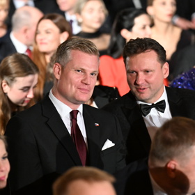 Filip Turek na předávání státních vyznamenání.