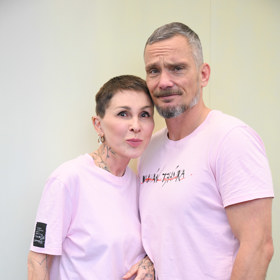 Kaira s partnerem Martinem. 