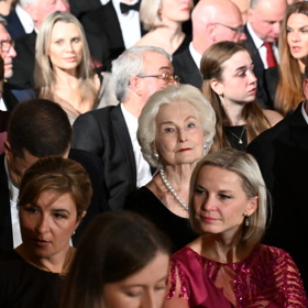 Čestný prezident Motoristů Filip Turek a Eliška Hašková-Coolidge.