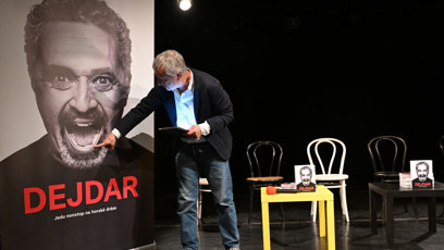 FOTO: Martin Dejdar křtil knihu v divadle Ypsilon.