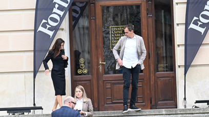 FOTO: Šéfkuchař Filip Sajler s manželkou.