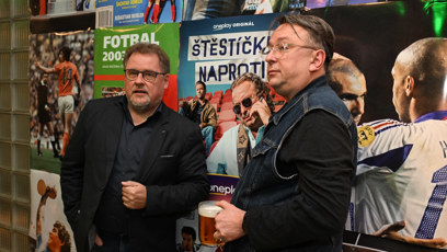 FOTO: Václav Kopta na premiéře Štěstíčku naproti.